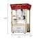 Great Northern Popcorn Great Northern Popcorn 8 Ounce Antique Style Popcorn Machine, Electric Countertop Popcorn Maker, Red 956891QAT - alternate 3